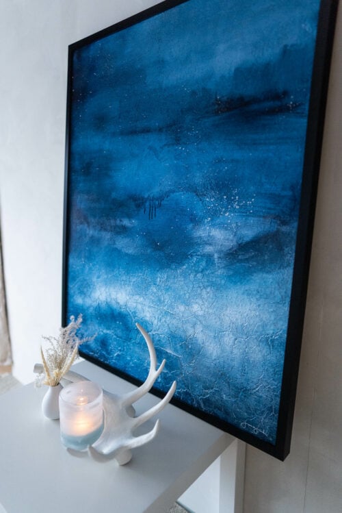 Alternative view of Singing ice - Original artwork